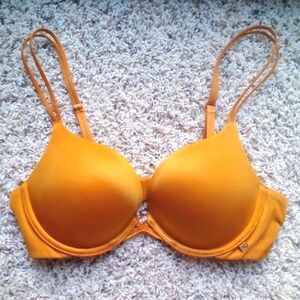Victoria's Secret Very Sexy Bombshell Add-2-Cups Satin Yellow Gold Push-Up Bra